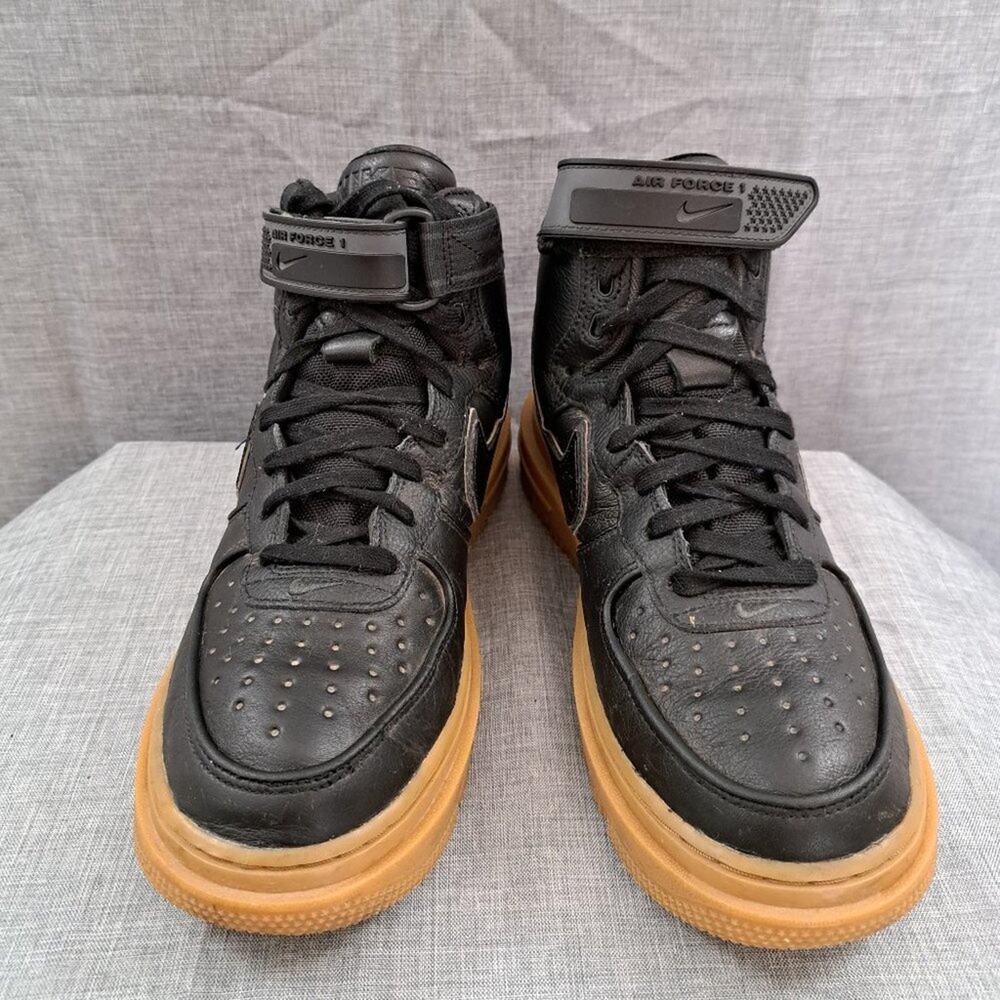 %Size 7 Nike Air Force 1 Gore-Tex Boots Black Anthracite Gum Bottom Men / A 28 View 2